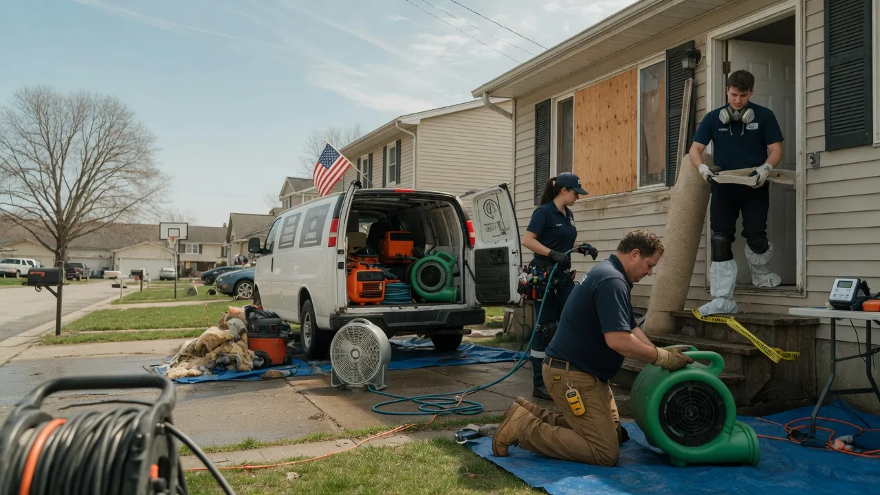 Water Damage Restoration in Mindoro, WI near me